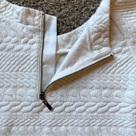 PrAna Dimension Winter Quilted Cropped Top Sweater Sz XS - Picture 5 of 12